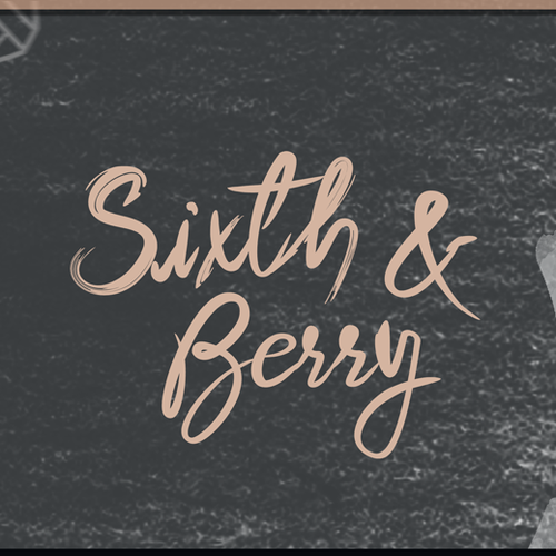 Art logo with the title 'brush lettering logo'