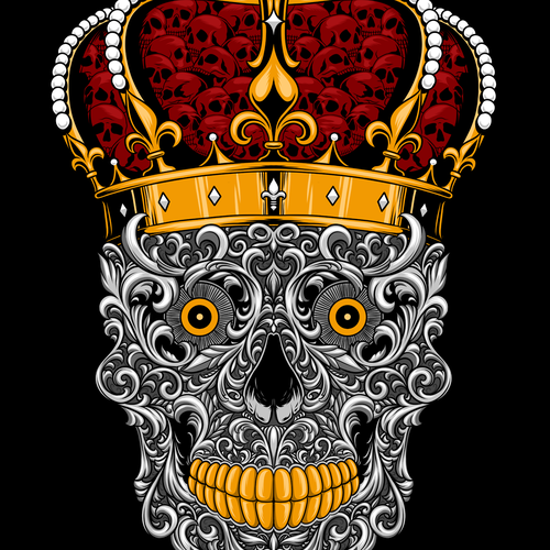 Skull design with the title 'Skull'