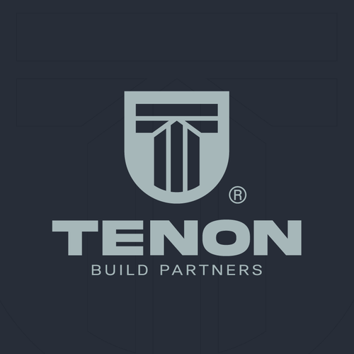 Consultant logo with the title 'Tenon Build Logo design'