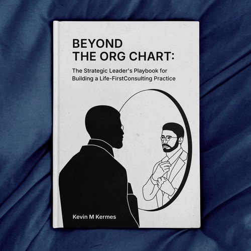 Mirror design with the title 'Book Cover for Gen X Professionals Creating Their Next Chapter.'