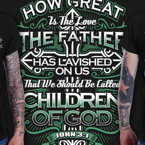 Quote design with the title 'CHRISTIAN QUOTE T SHIRT'