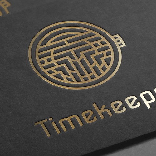 Watch logo with the title 'Timekeeper logo'