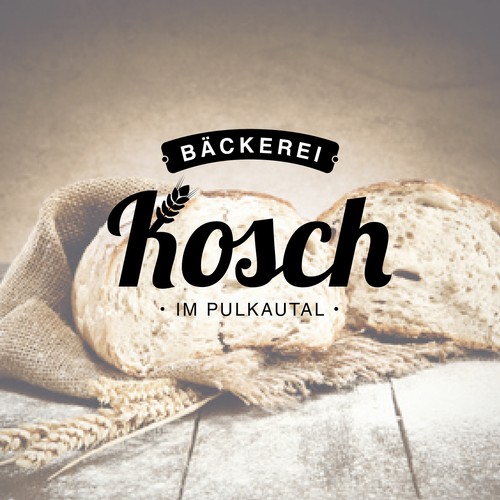 Bread design with the title 'Logo for a bakery'