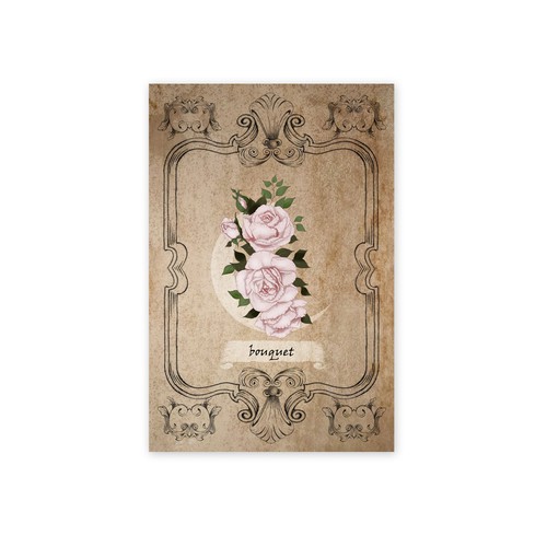 Filigree design with the title 'Lenormand card'