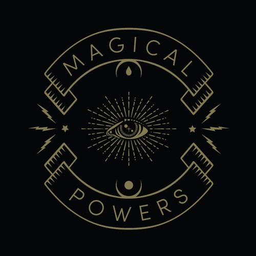 VR logo with the title 'Magical Powers Logo'