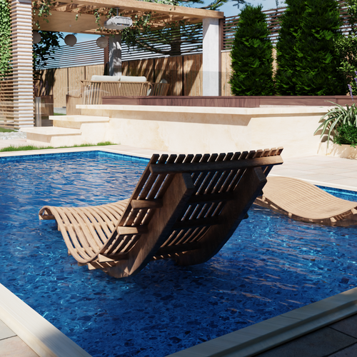 Remodeling design with the title '3D Landscaping Project'