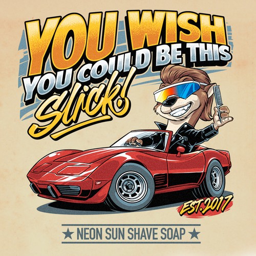 Cartoon artwork with the title 'OTTER 80s '