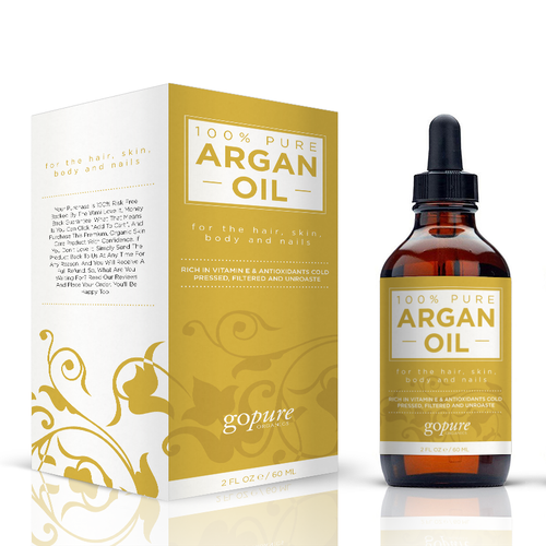 Skincare packaging with the title 'Packaging for All Natural High End Skin Care Line!'