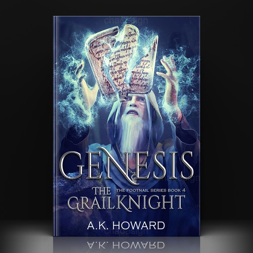 Original book cover with the title 'FANTASY BOOK COVER'