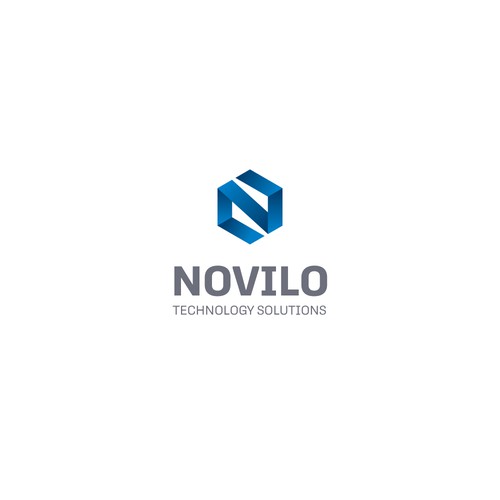 N logo with the title 'Concept for Novilo Technology Solutions'