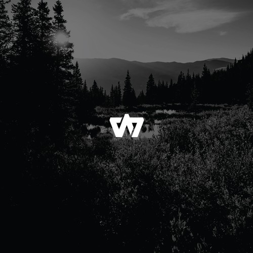 Tent design with the title 'Minimal Logo for Tent Company'