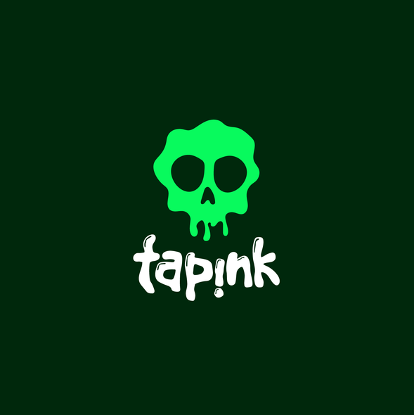 Splash logo with the title 'Youthful logo concept for Tapink'