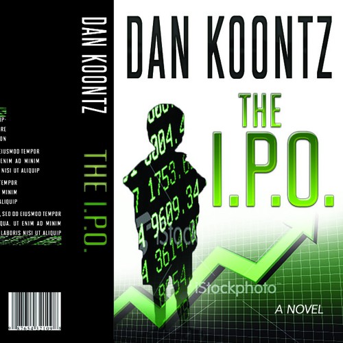 Graphic book cover with the title 'Book Cover for The I.P.O.'