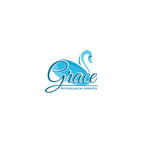 Swan logo with the title 'Grace Psychological Services'