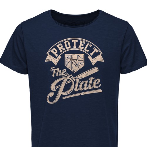 Baseball t-shirt with the title 'Protec the plate'