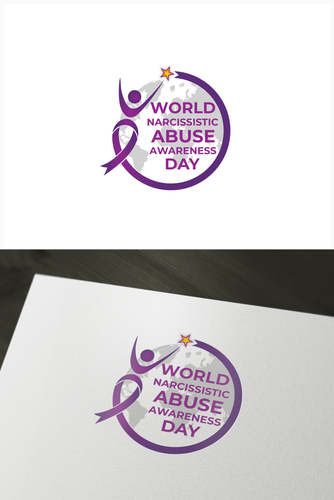 Ribbon logo with the title 'Our logo needs a little makeover'