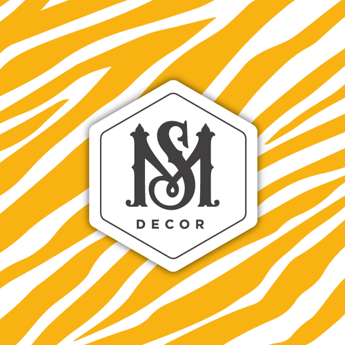 Home furnishing logo with the title 'M+S Home decoration artists'