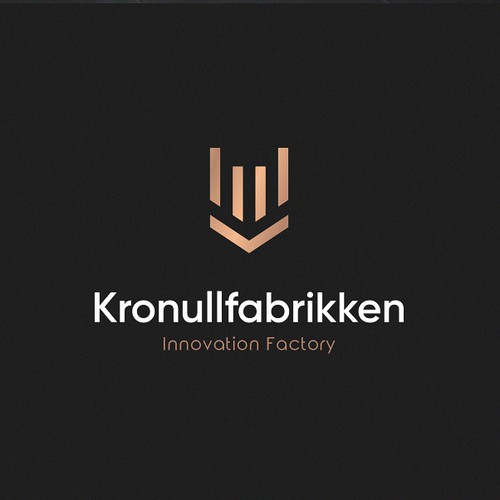 Factory design with the title 'Logo for innovation start-up Factory'