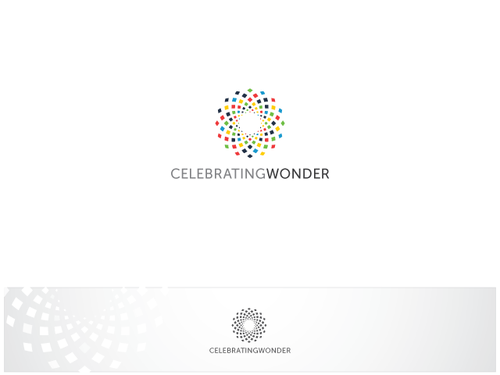 Multicolor logo with the title 'Logo design for a Non-profit Conference Organizer'