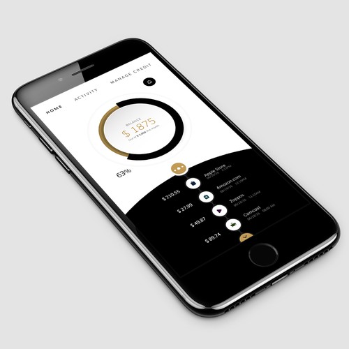 Credit card design with the title 'Design The Experience Of The Future Of Credit Cards'