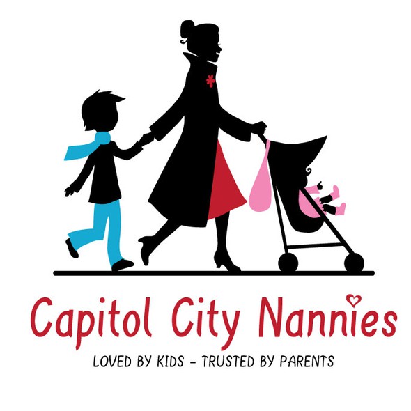 Nanny logo with the title 'logo for Capitol City Nannies'