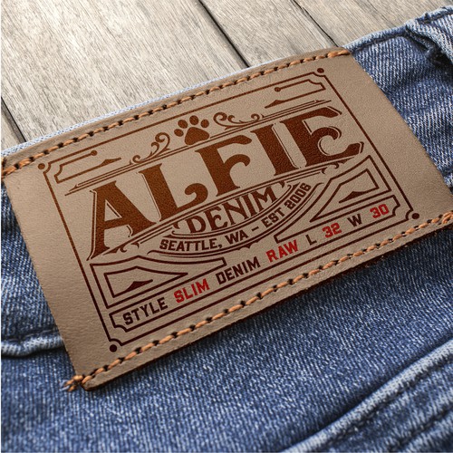 Bag logo with the title 'Vinate label for bag'