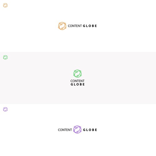 Content logo with the title 'Logo for globe adv company'