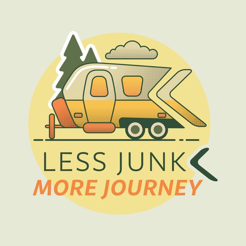 RV logo with the title 'logo for rv travel '