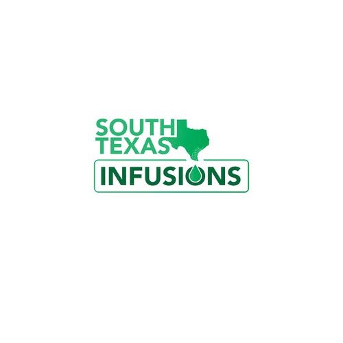 Cannabis leaf logo with the title 'South Texas Infusions Logo'