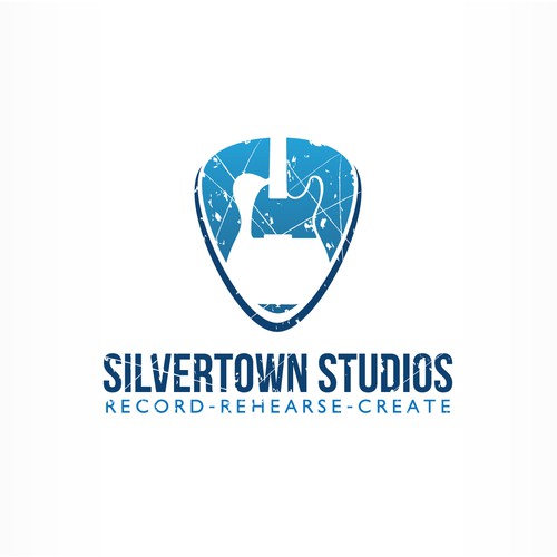 Recording studio logo with the title 'Record studio logo'