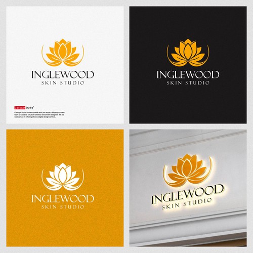 Skincare brand with the title 'luxurious aesthetics logo'