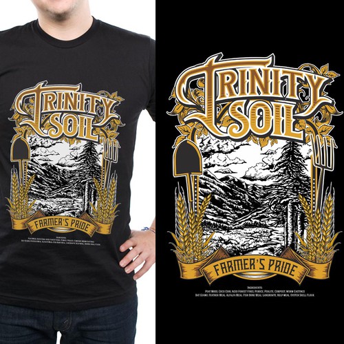 Farm t-shirt with the title 'Trinity Soil'