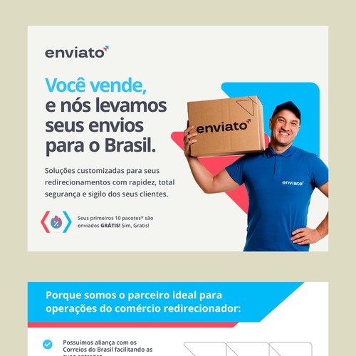 Cargo design with the title 'Shipping Services Presentation'