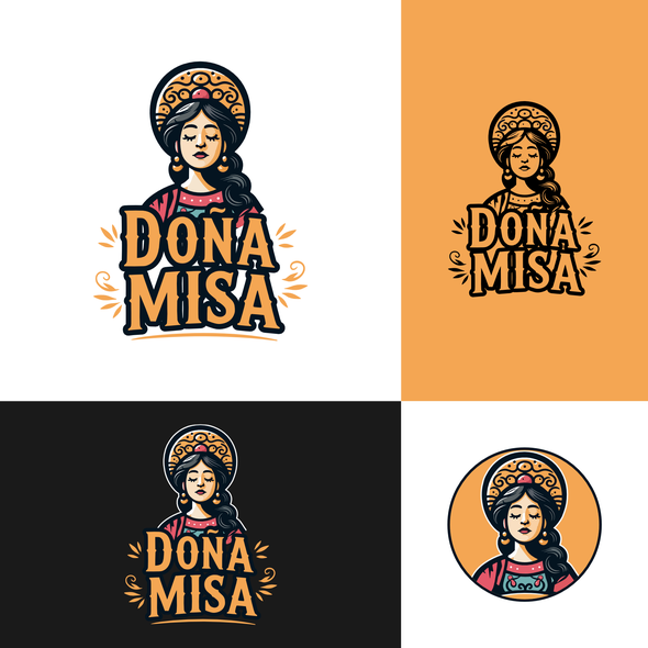 Mexican restaurant logo with the title 'Logo for a Mexican street food restaurant'