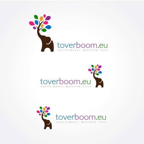 Magical logo with the title 'Sustainable Webshop Logo'