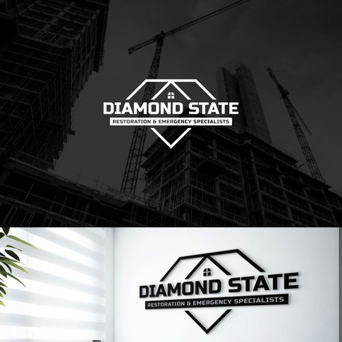 Diamond design with the title 'dimond state logo design '