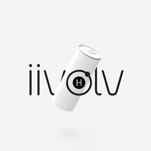Logo label with the title 'iivolv is the evolution of water'
