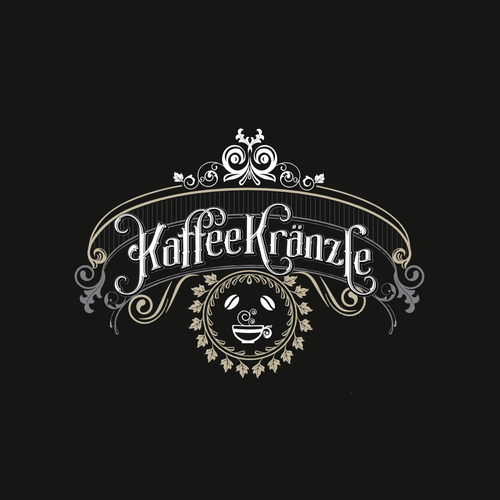 Coffee bar design with the title 'Logo concept for Kaffee Kranzle'