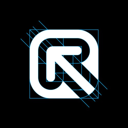 Brand mark logo with the title 'Ravel Logo'