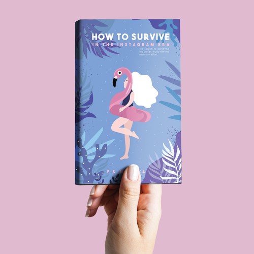 Unique book cover with the title 'Cover Illustration'