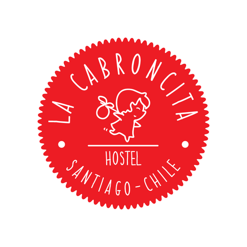 Hostel design with the title 'Logo for a Hostel brand in Santiago, Chile'