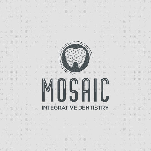 Mosaic logo with the title 'Mosaic Integrative Dentistry Logo'