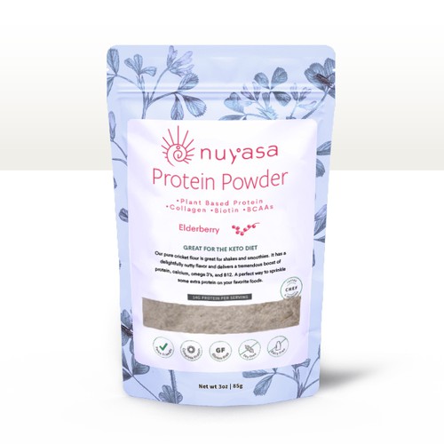 Packet design with the title 'Nuyasa Packaging Special Mockups'