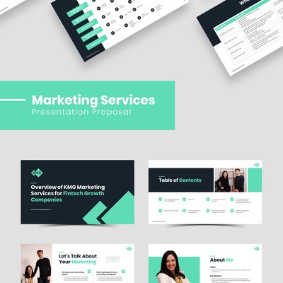 Pitch deck for a marketing services consultancy