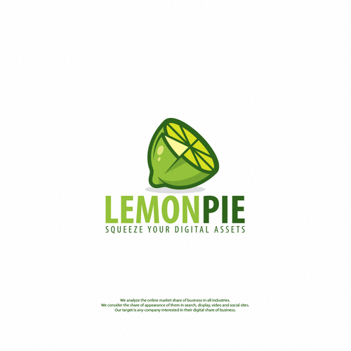 Pie design with the title 'Analysis of the online market share of business'