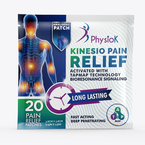 Patch design with the title 'Product redesign.'