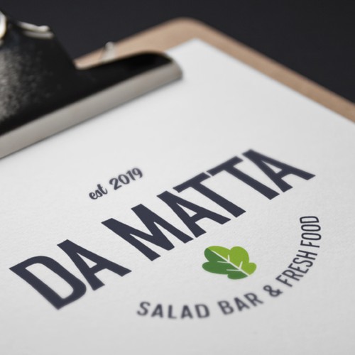 Bowl design with the title 'Logo Da Matta'