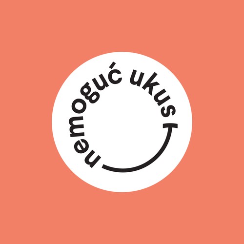 Cooking design with the title 'nemoguc ukus / impossible taste'