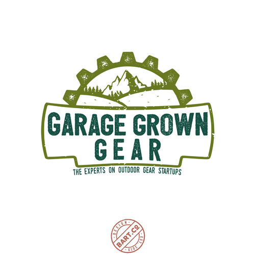 Survival logo with the title 'Grunge logo for Outside Gear online magazine'