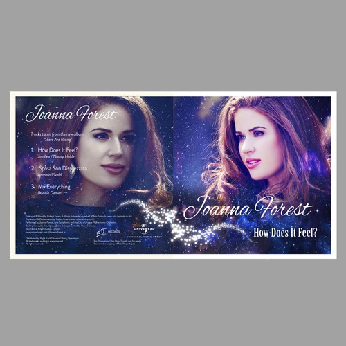 Lighting design with the title 'Album promo cover'